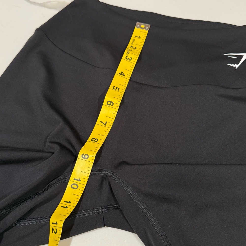 Gymshark Black‎ Seamless Cycling Shorts High Waisted Athleisure Size Small - Picture 8 of 11